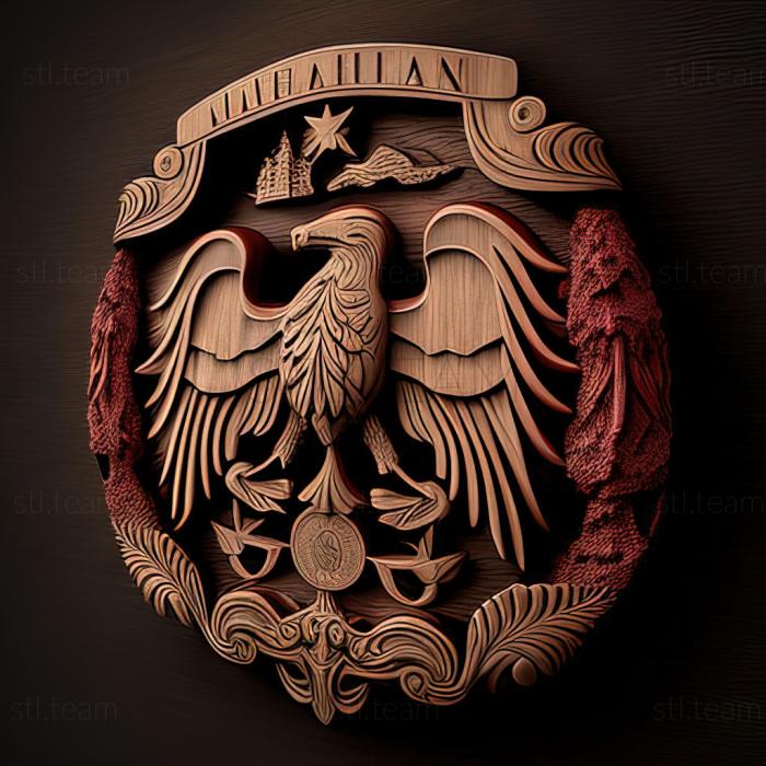 3D модель Албанія Республіка Албанія (STL)
